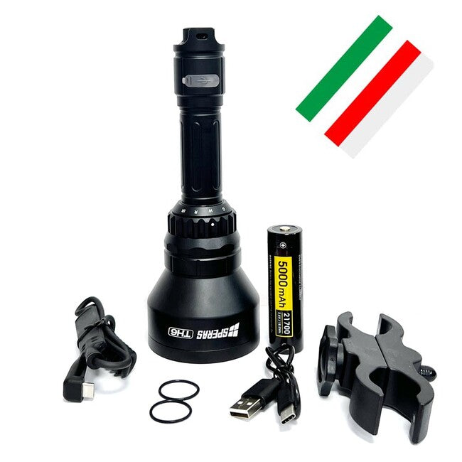 Speras TH6K Set baterie pentru vânători 4în1 800lm