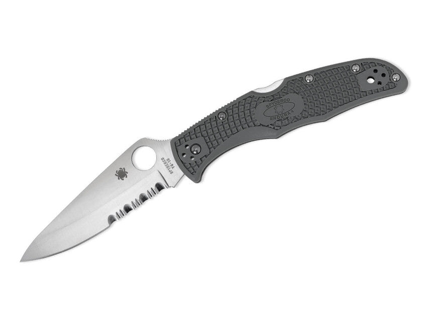 Spyderco Endura 4 Lightweight briceag FRN, verde-gri, 9,5 cm