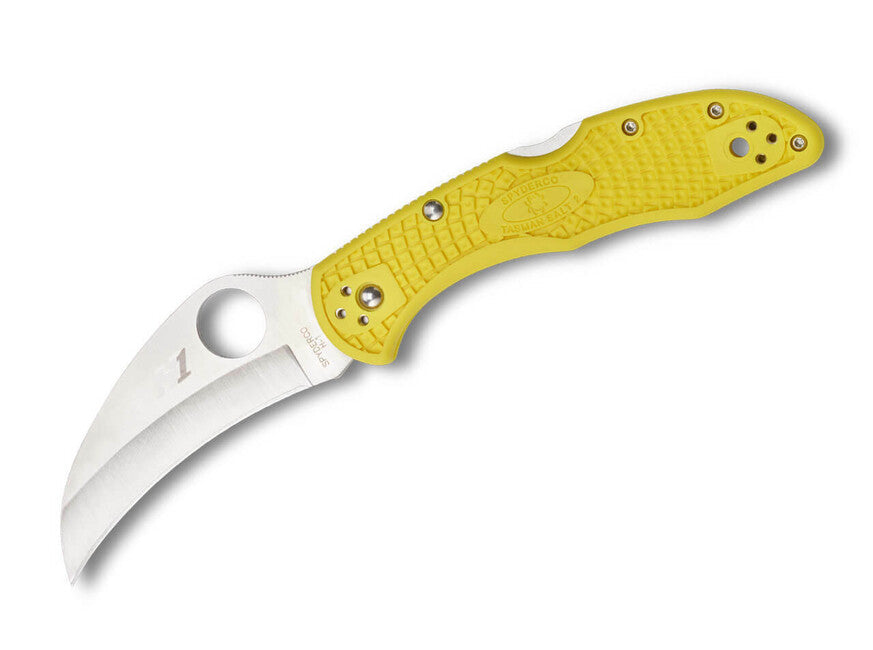 Spyderco Tasman Salt 2 briceag FRN, galben, 7,4 cm