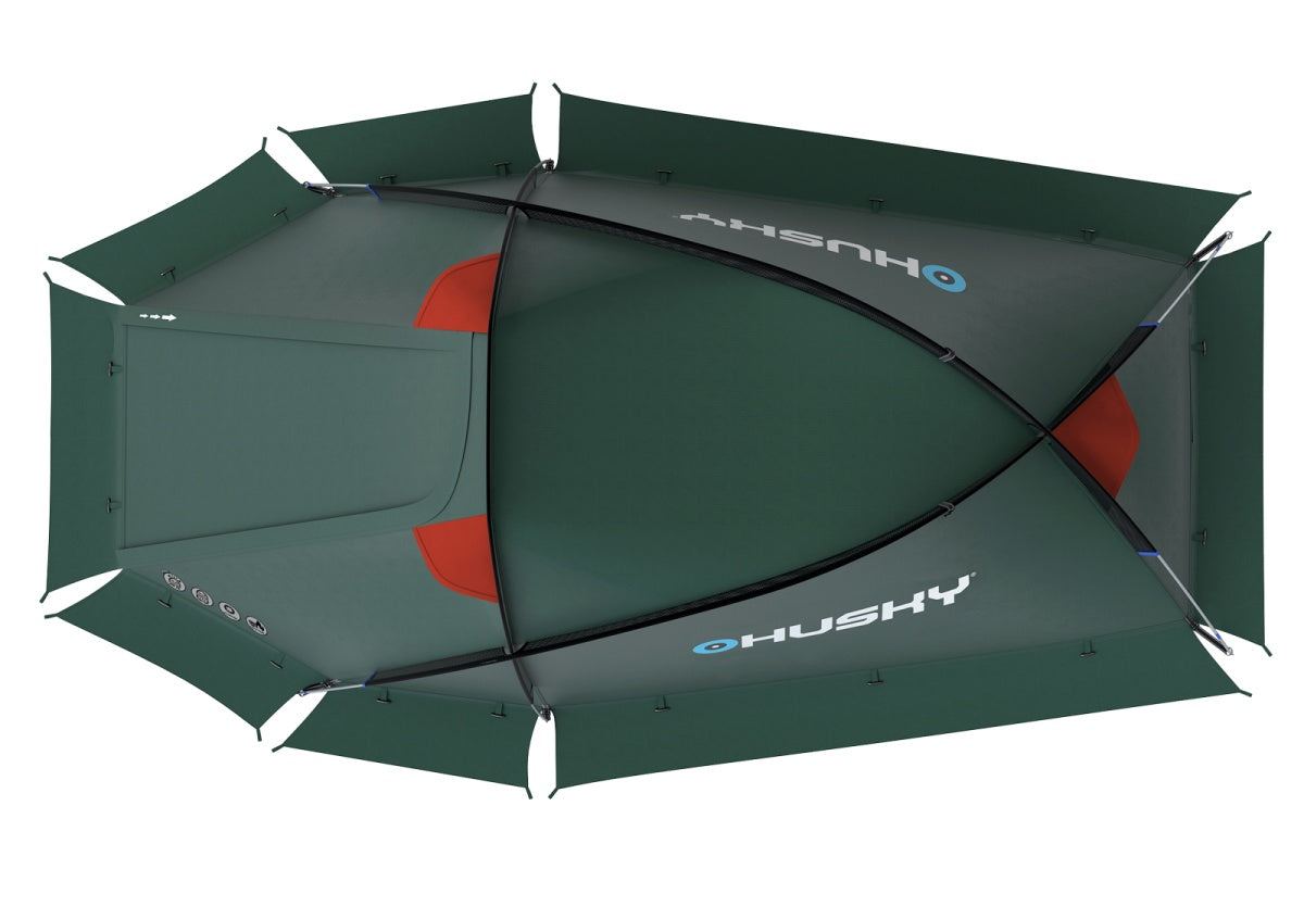 HUSKY Stan Extreme Flame 2 cort, verde