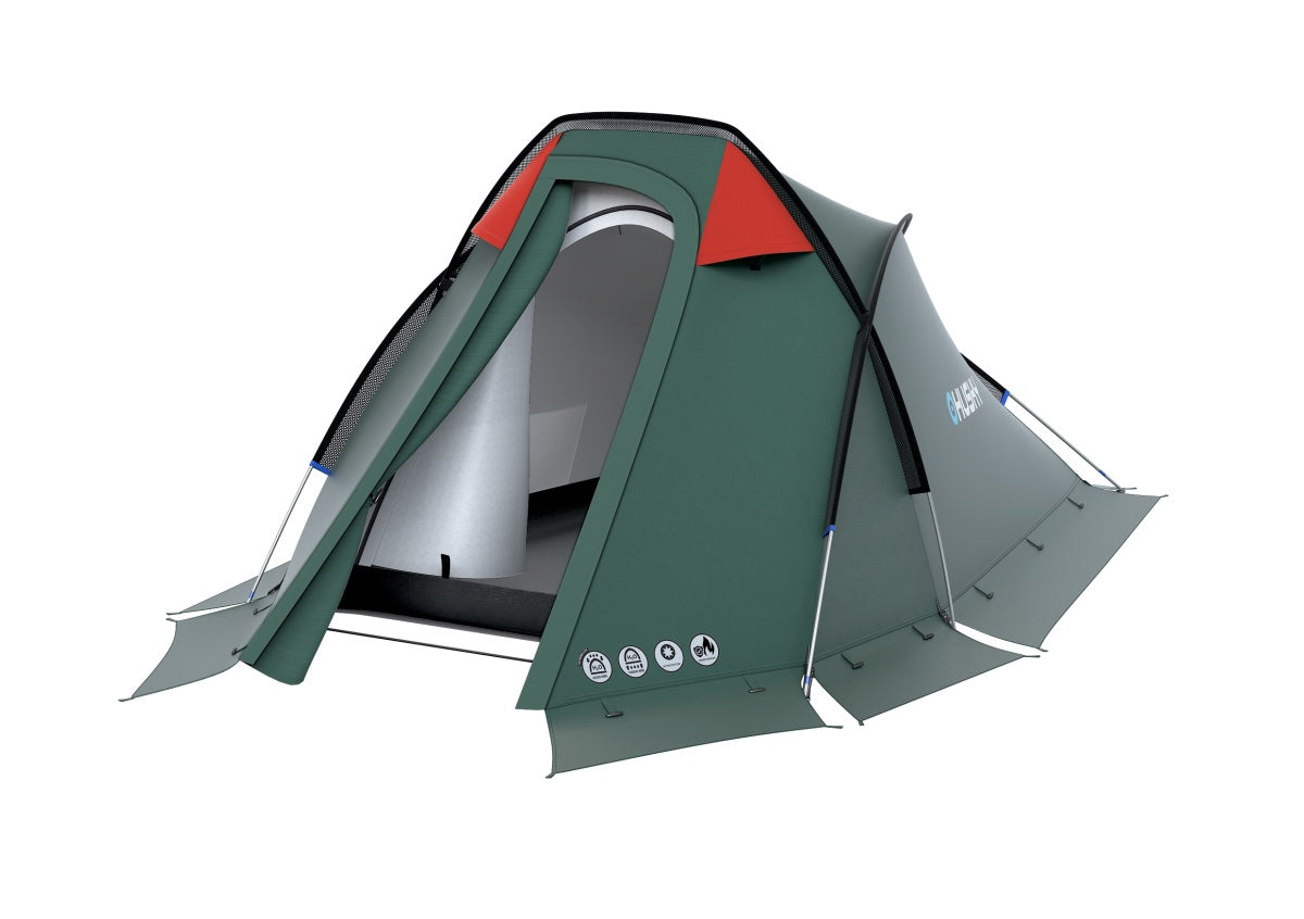 HUSKY Stan Extreme Flame 2 cort, verde
