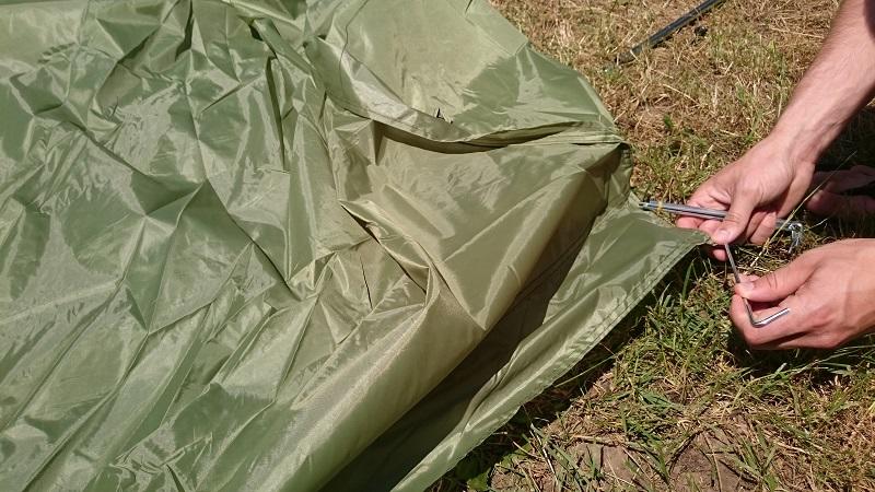 MFH cort minipack pentru 2 persoane BW tarn, 213x137x97cm