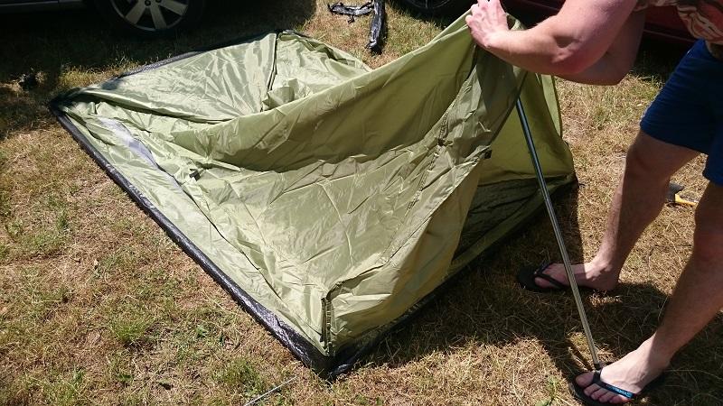 MFH cort minipack pentru 2 persoane BW tarn, 213x137x97cm