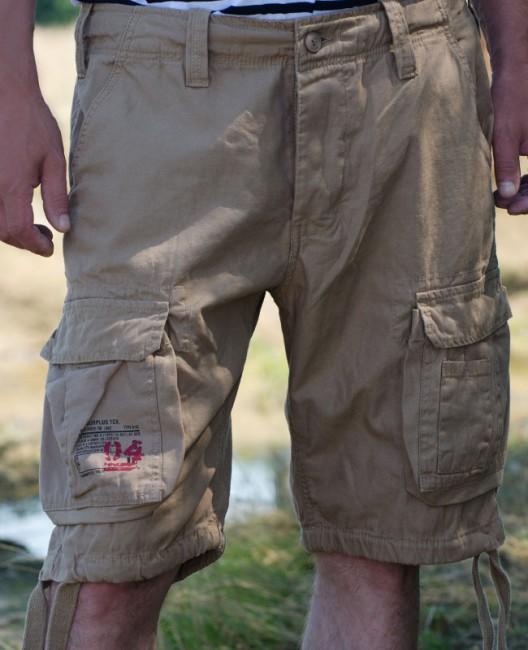 Surplus Vintage pantaloni scurți, bej