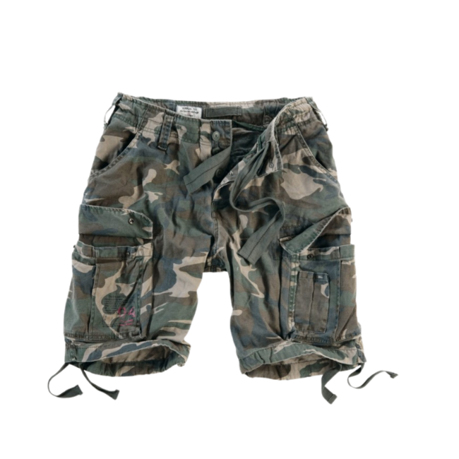 Surplus Vintage pantaloni scurți, woodland