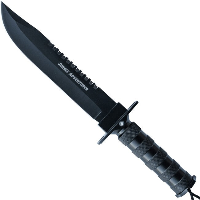 Haller Survival Jungle Adventurer cuțit cu lamă fixă, negru