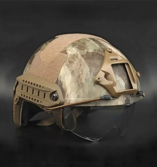 DRAGOWA Tactical Fast MH cască tactică cu ochelari Charger, AT (fără certificare)