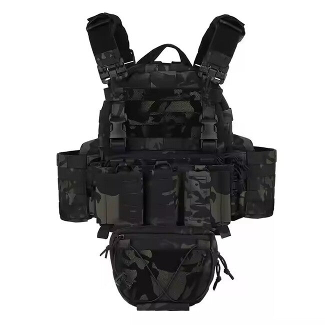 DRAGOWA Tactical Raven vestă tactică, CP black