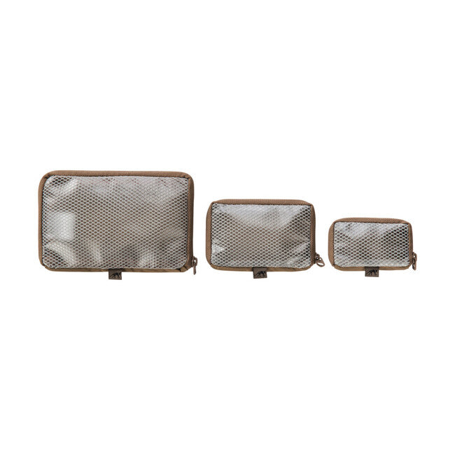 Tasmanian Tiger Mesh Pouch Set VL set buzunare, coyote brown