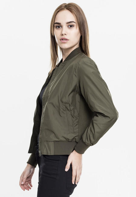 Urban Classics geacă bomber ușoară pentru femei, oliv