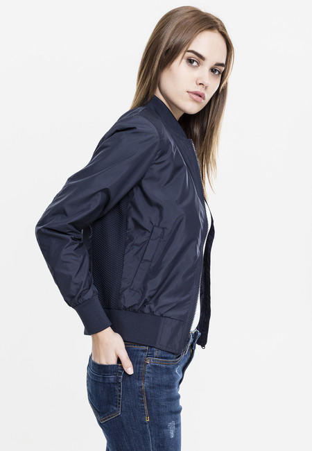 Urban Classics geacă bomber ușoară pentru femei, bleumarin