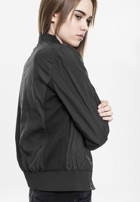 Urban Classics geacă bomber ușoară pentru femei, neagră