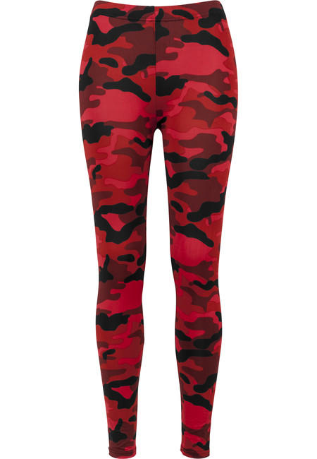Urban Classics colanți pentru femei, Red camo