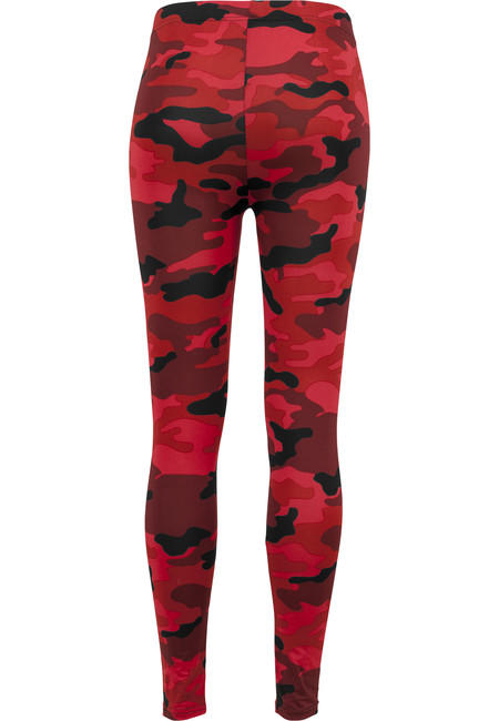 Urban Classics colanți pentru femei, Red camo