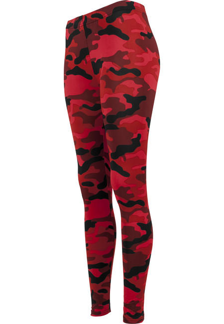 Urban Classics colanți pentru femei, Red camo