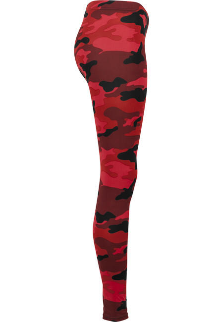 Urban Classics colanți pentru femei, Red camo