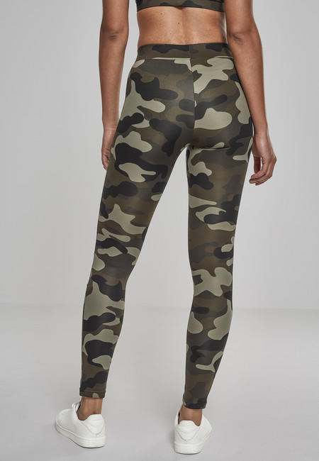 Urban Classics Tech Mesh colanți pentru femei, Woodcamo