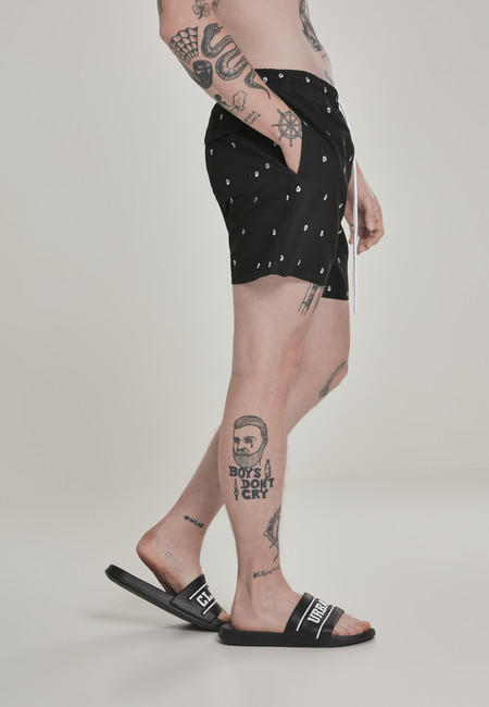 Urban Classics plavici skull pentru bărbați, negru