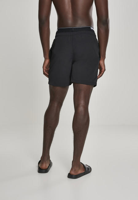 Urban Classics costum de baie pentru bărbați, negru