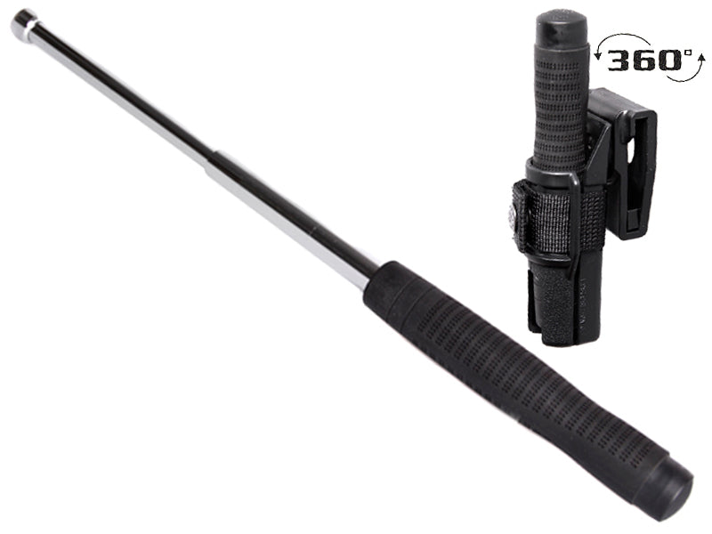 ESP baston telescopic 18" 45cm călit cromat cu mâner ergonomic, mâner ergonomic