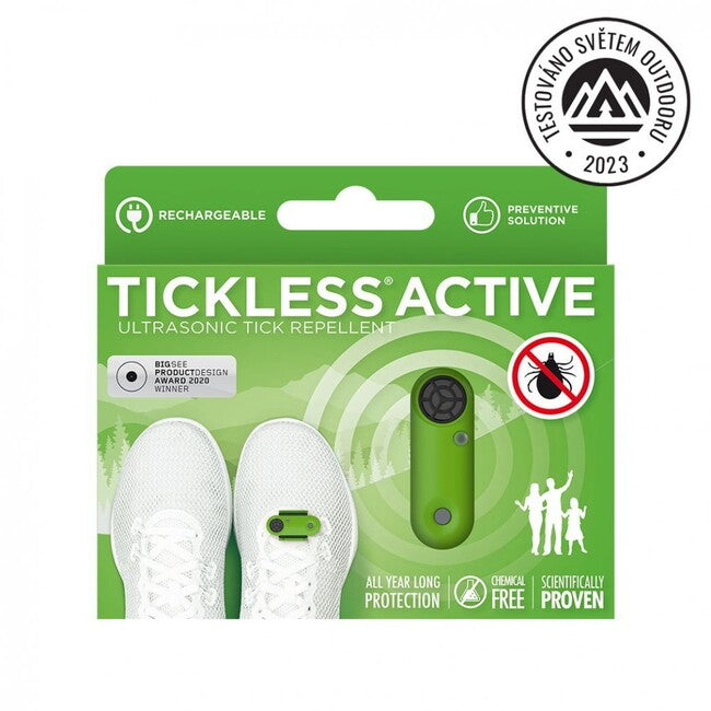 Tickless Active dispozitiv ultrasonic anti-căpușe, verde