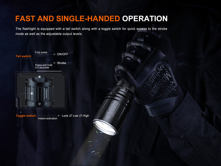 Fenix TK30R dispozitiv de iluminat laser reîncărcabil