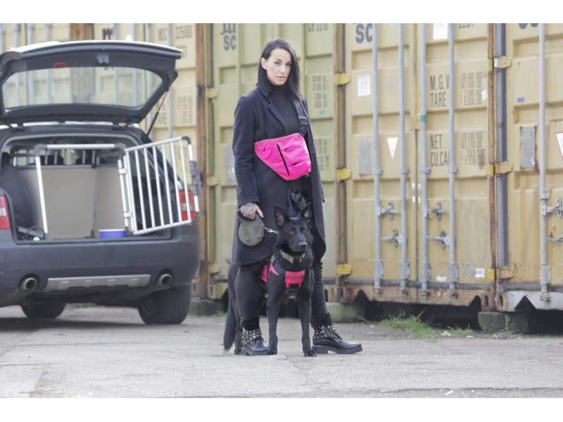 K9 Thorn geantă 2 în 1, roz