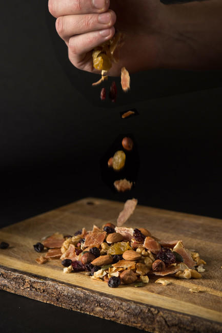 Adventure Menu Trail Mix Merișor Curcan jerky Nuci 100g 100 g g/m², Nuci