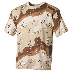 MFH tricou model de camuflaj 6 col desert, 160g/m2