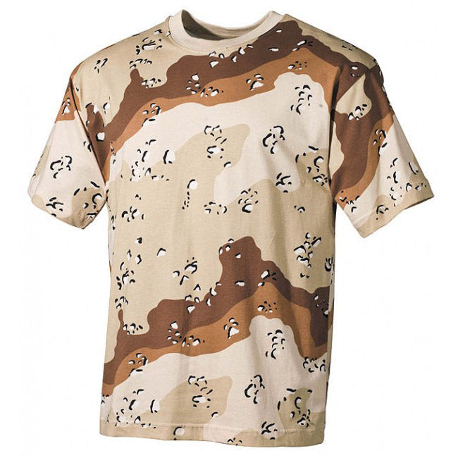 MFH tricou model de camuflaj 6 col desert, 160g/m2