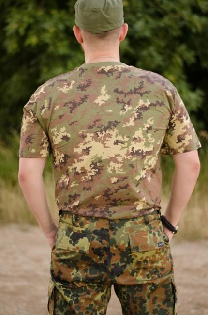 MFH tricou de camuflaj model vegetato, 160g/m2