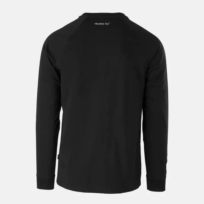 Helikon-Tex tricou cu mânecă lungă cu logo, negru