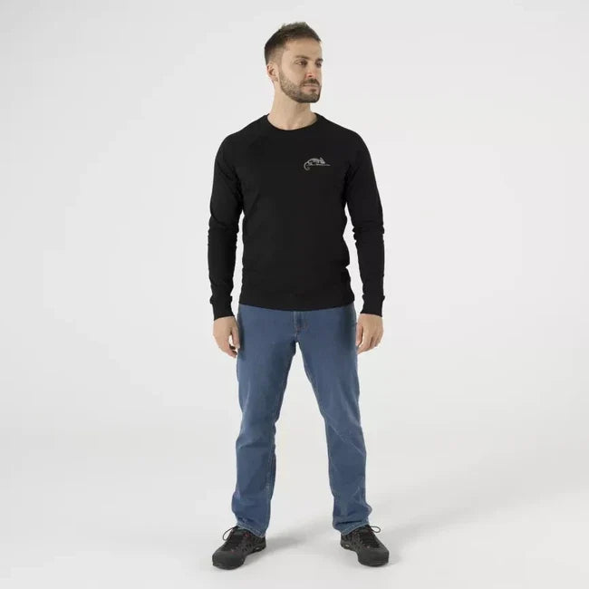 Helikon-Tex tricou cu mânecă lungă cu logo, negru