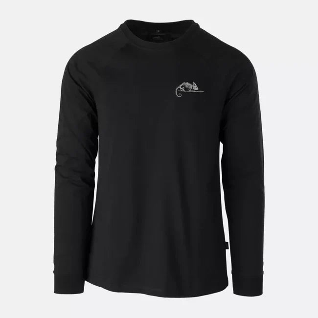 Helikon-Tex tricou cu mânecă lungă cu logo, negru