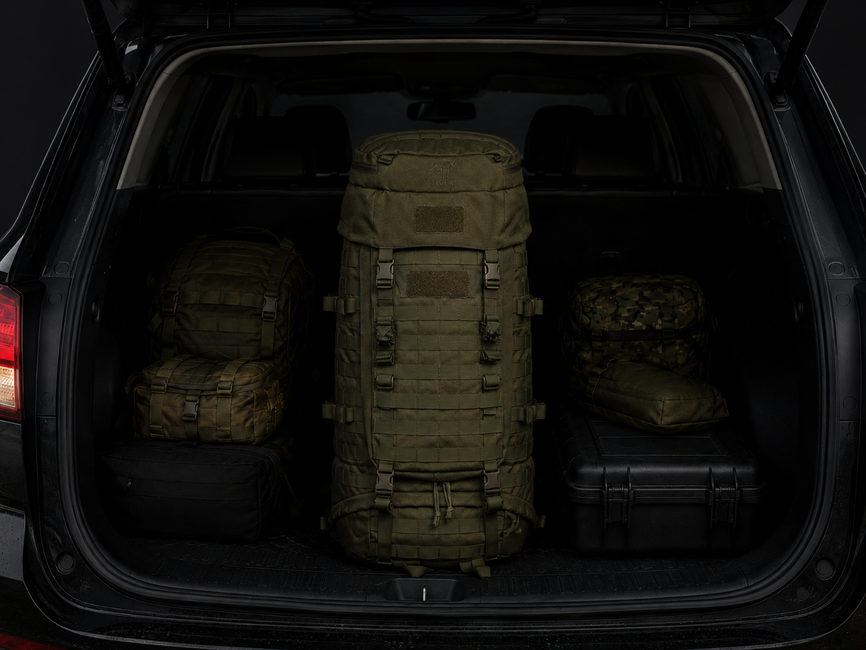 Tasmanian Tiger Base Pack 60 FO IRR rucsac tactic, stone-grey-olive