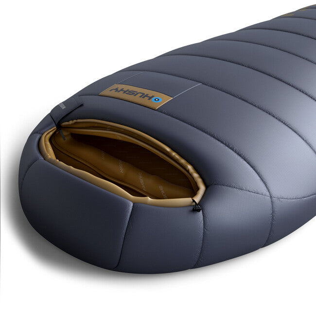 HUSKY Musset sac de dormit ultraușor trei sezoane -3°C, bleumarin