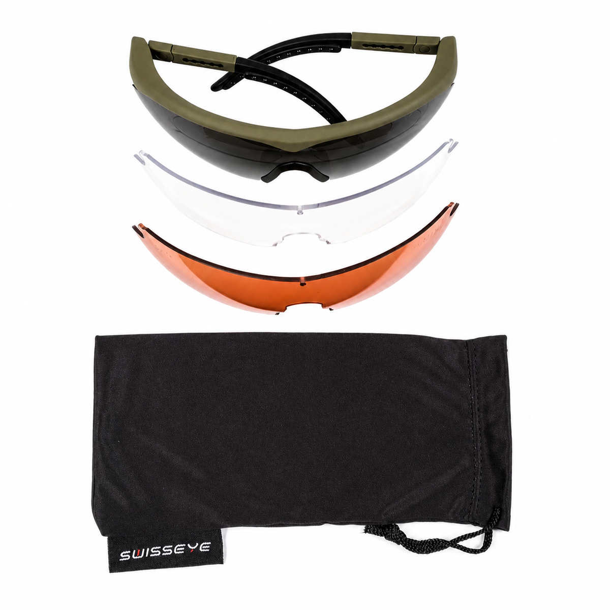 SWISS Eye® RAPTOR ochelari tactici de protecție, oliv