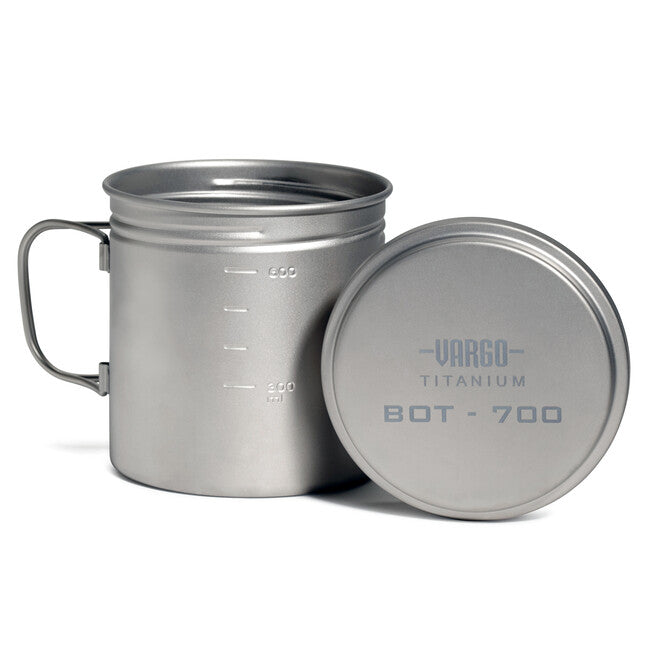 Vargo BOT sticlă din titan oală 0,7 l