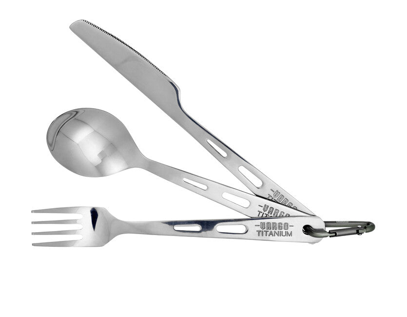 Vargo set tacâmuri din titan 3 piese