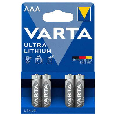 Varta Ultra Lithium baterie AAA / Micro, 4 buc