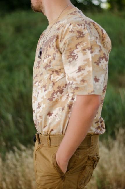 MFH tricou de camuflaj model vegetato desert