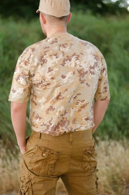 MFH tricou de camuflaj model vegetato desert
