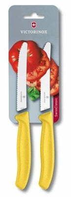 Victorinox Swiss Classic set 2 piese cuțite pentru roșii, galben