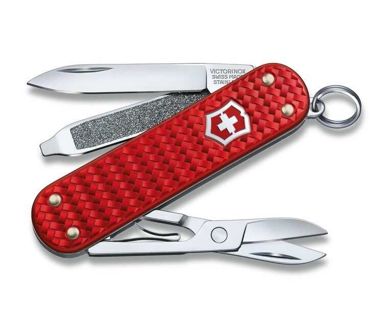 Victorinox Classic SD Precious Alox Iconic Red cuțit multifuncțional 58mm, roșu