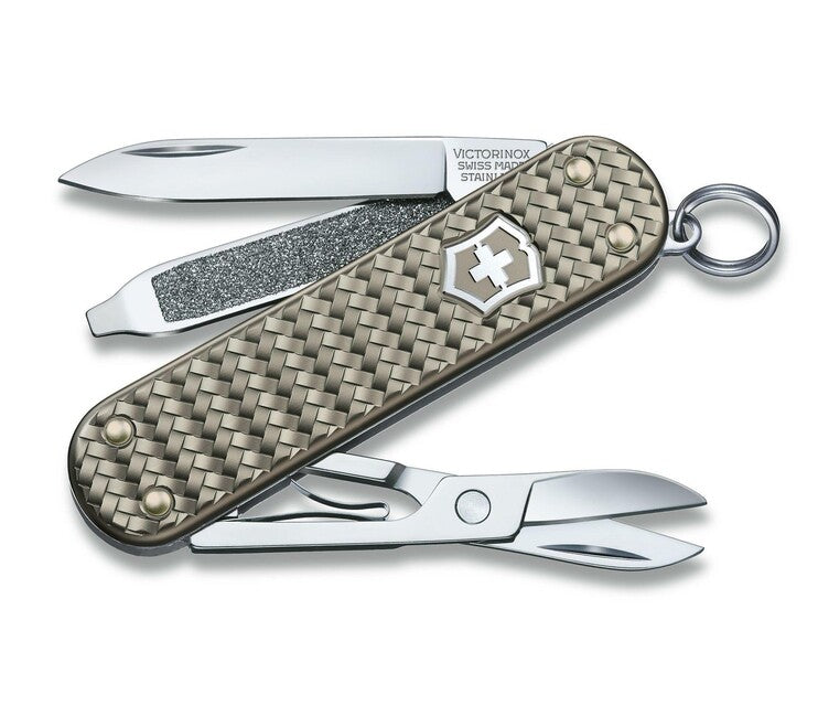 Victorinox Classic SD Precious Alox Infinite Grey cuțit multifuncțional 58 mm, gri