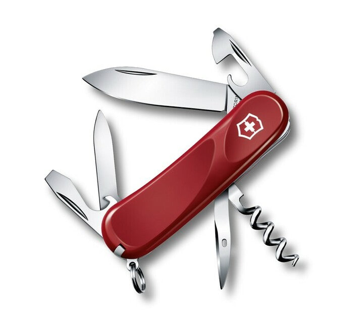 Victorinox Evolution 10 cuțit multifuncțional 85 mm, roșu, 13 funcții
