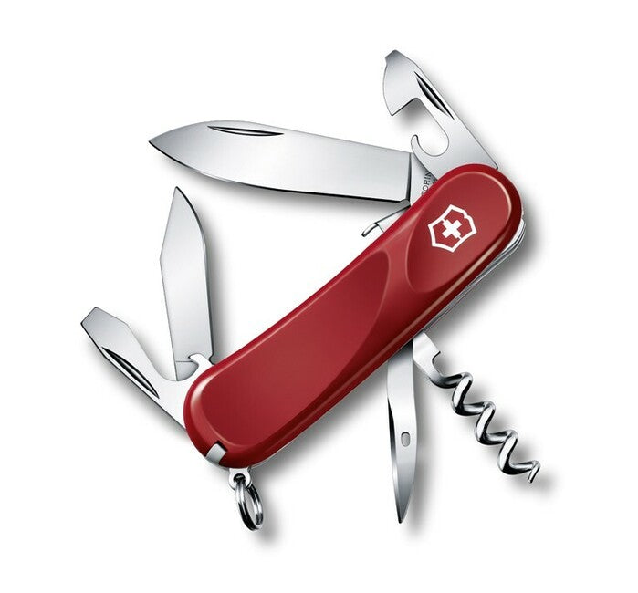 Victorinox Evolution S101 cuțit multifuncțional 85 mm, roșu, 12 funcții
