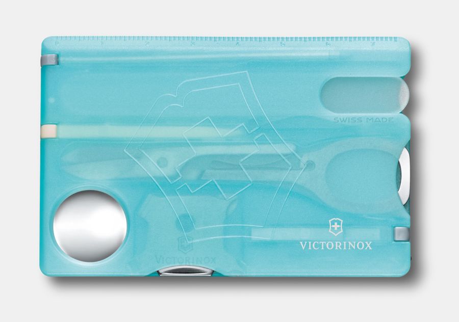 Victorinox Swiss Card Nailcare set manicură, albastru