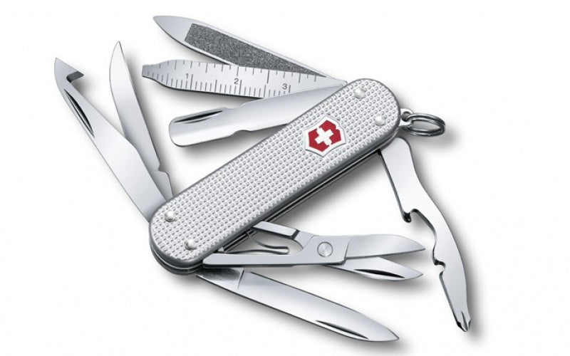 Victorinox Mini Champ Alox cuțit multifuncțional 58 mm, argintiu, 14 funcții