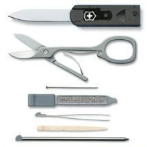Victorinox SwissCard card multifuncțional 10în1, negru